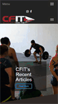 Mobile Screenshot of crossfitindiantrail.com